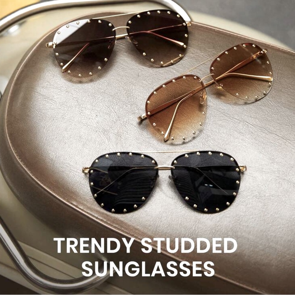 Rectangular Frameless Ultralight Sunglasses - image 7